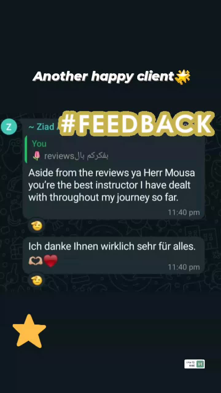 Feedback and review image #3